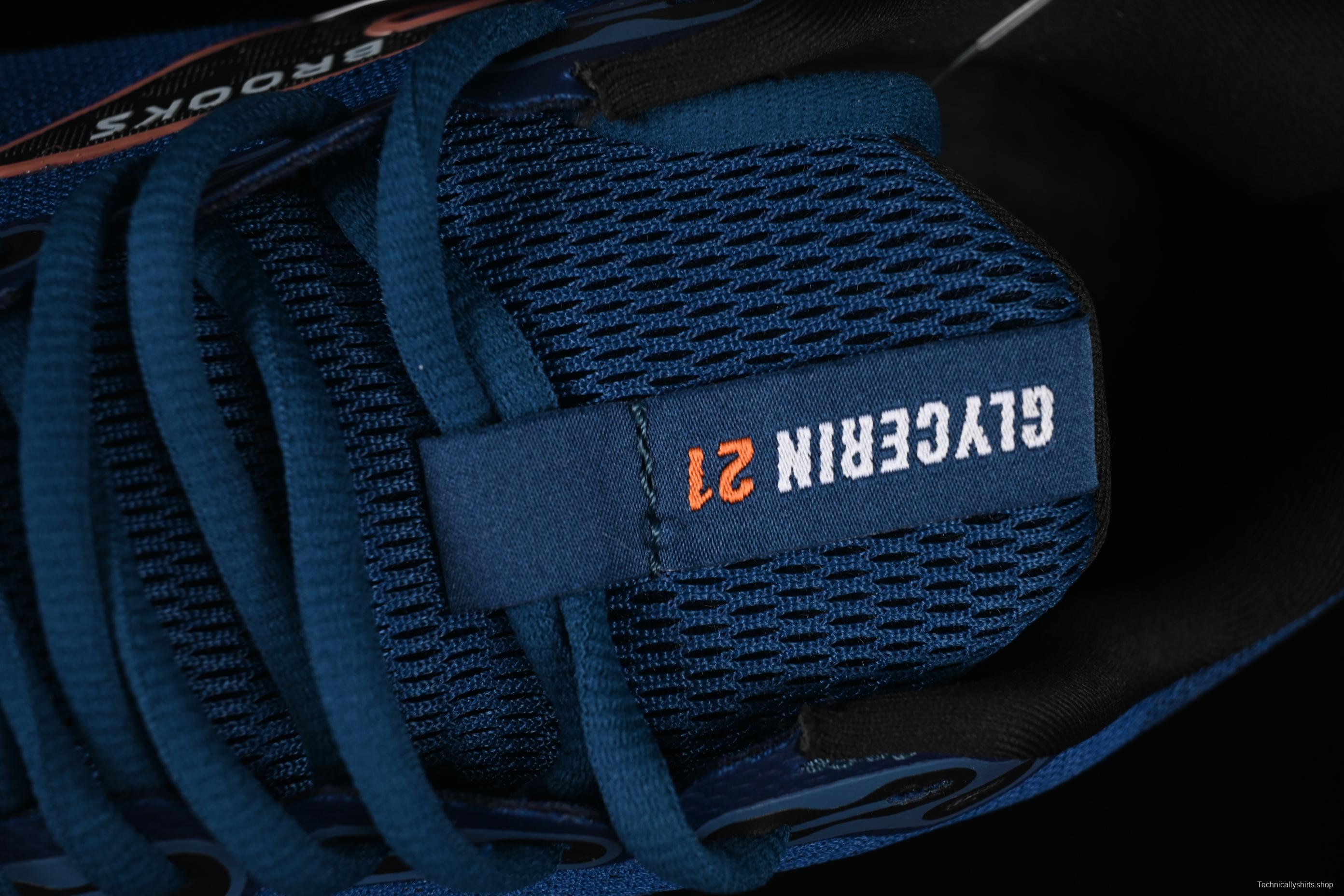 Brooks Glycerin 21 Cushioned Marathon Nitrogen Running Shoes - 1104191D474