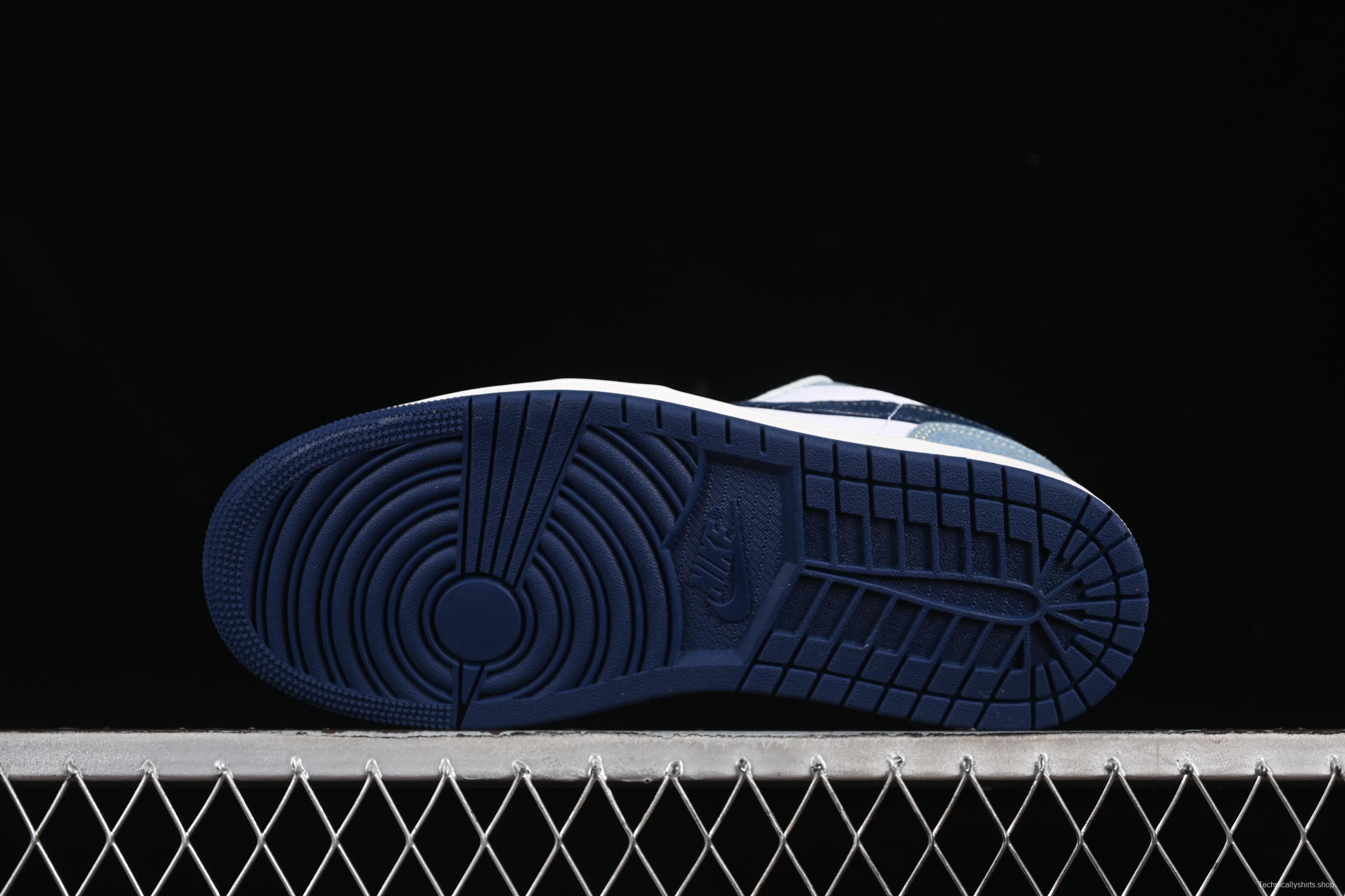 Nike Air Jordan 1 Low "Canadian Tuxedo" Basketball Shoes - IH0648-141