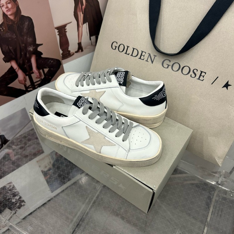 2024 Unisex GGDB White Grey Leather Sneakers MJ00260