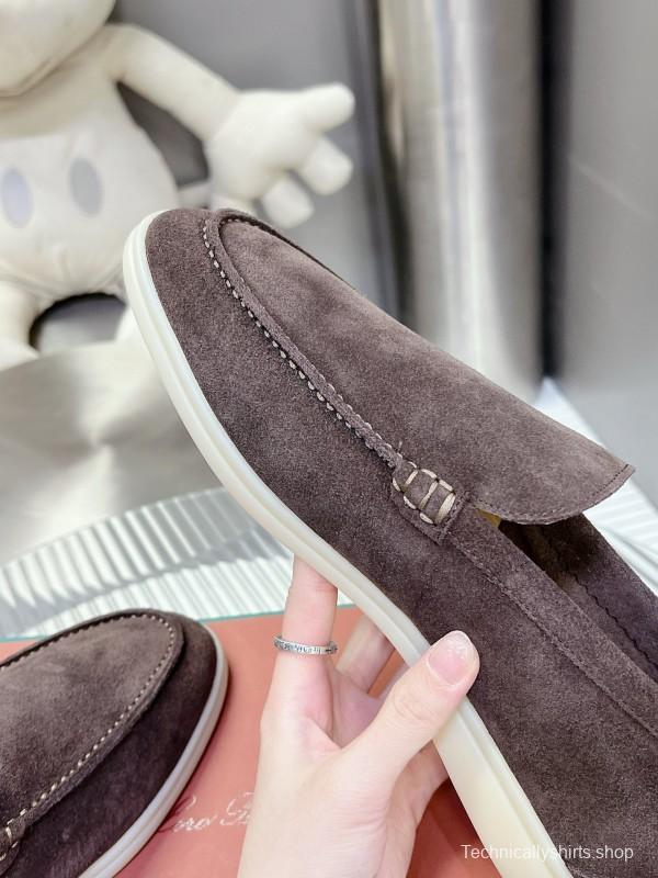 2024 Men Le Parmentier Brown Suede Loafers MJ00270