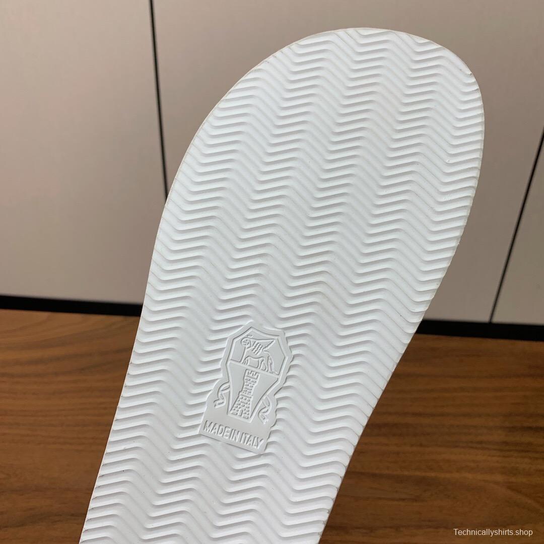 2025 Unisex Brunello Cucinelli Blue Suede Leather Slippers KFY00250