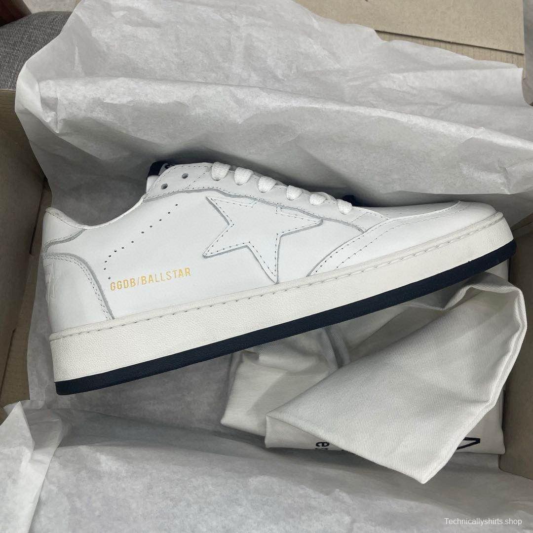 2024 Unisex GGDB White Leather Sneakers MJ00260