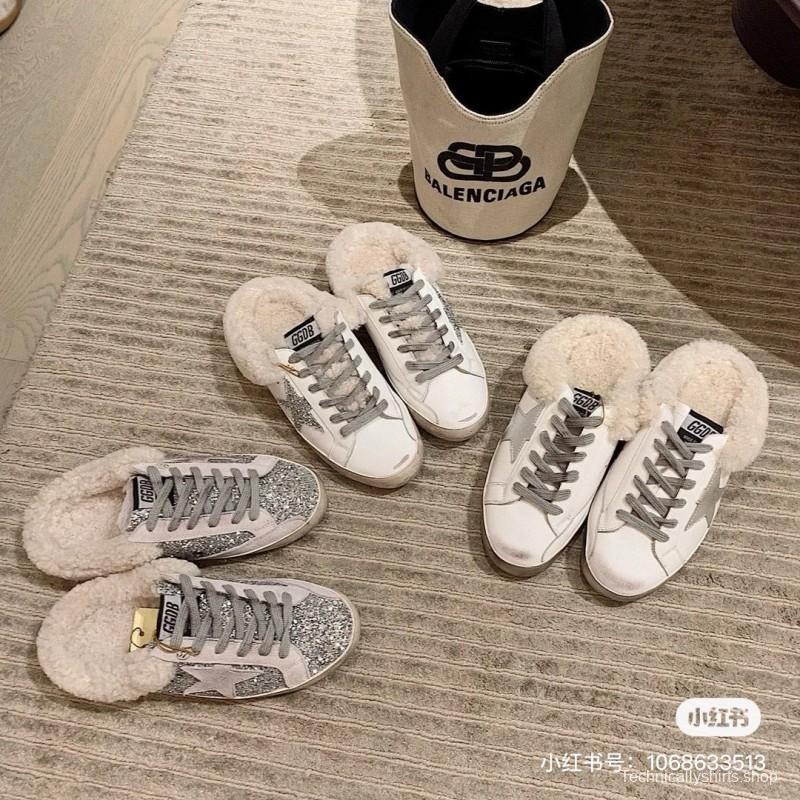 2024 Slippers GGDB White Shearling Slippers MJ00280