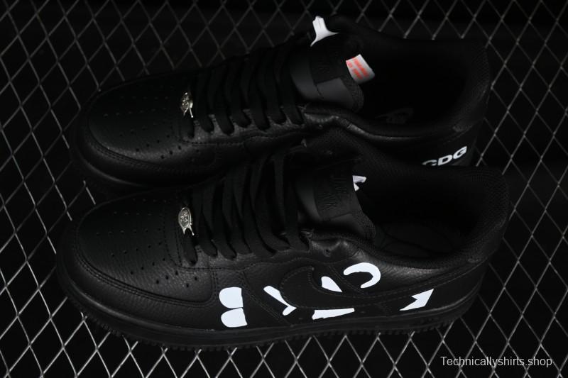 Nike Comme Des Garcons Air Force 1 Low Casual Sneakers with Full-Length Air Cushion - IB9949-001