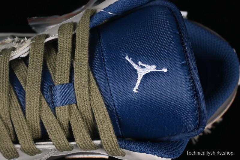 Nike Air Jordan 1 Low Retro Basketball Shoes Panda Mischief Pioneer Knight Brown Grey - 553558-414