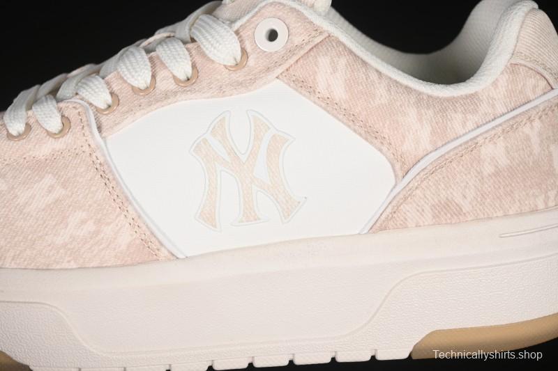 New York Yankees Chunky Liner Embo Monogram Elevated Platform Casual Running Shoes - 3ASXV015N50BGS