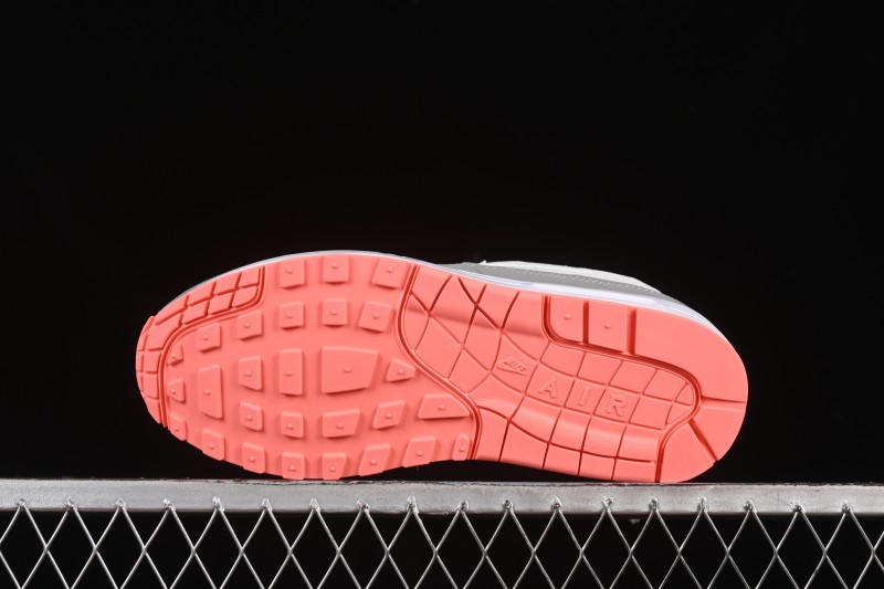 Nike Air Max 1 Retro Running Shoes with Half-Sole Air Cushion - 599820-100