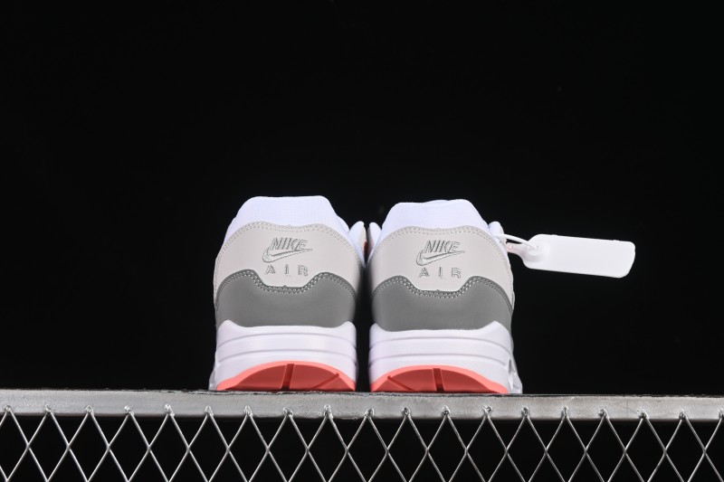 Nike Air Max 1 Retro Running Shoes with Half-Sole Air Cushion - 599820-100