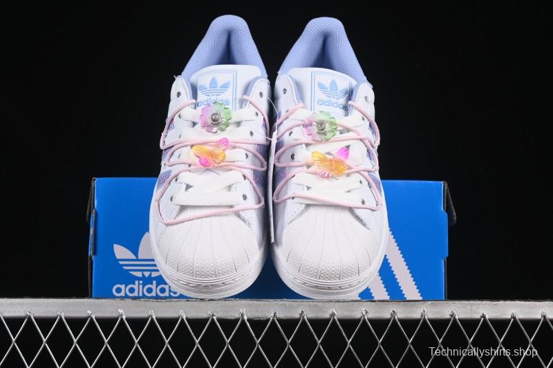 Adidas Superstar II Casual Sneakers with Shell Toe Design - JR1332