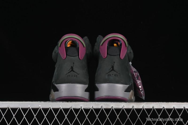 Nike Air Jordan 6 Retro Bordeaux Premium Suede Sneakers - CT8529-063