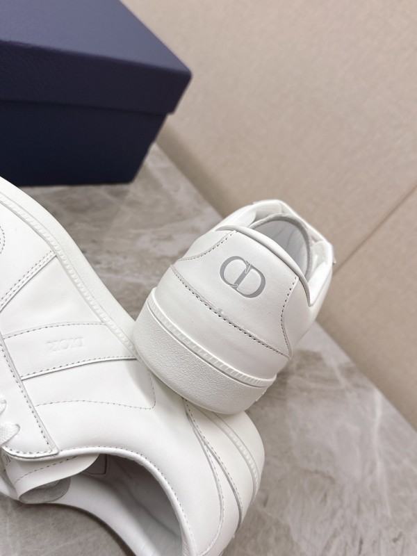 2025 Unisex Dior Black White Grey Leather Suede Sneakers Matchpoint KFY00300