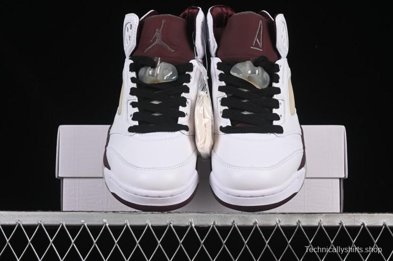 Nike A Ma Maniere x Air Jordan 5 Retro Basketball Shoes with Violet Ore Design - IB1528-100