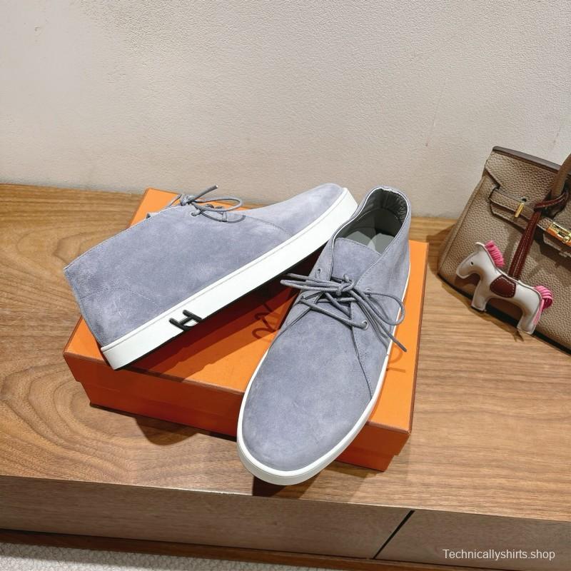 2025 Unisex H Grey Suede Classic Boots AS00380