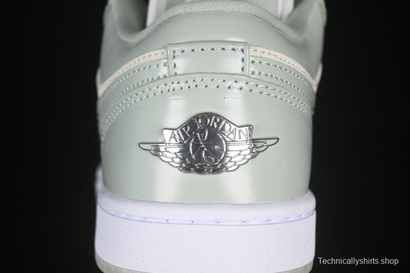 Nike Air Jordan 1 Low AJ1 Amber Green Low Top Casual Skate Shoes HF4078-100