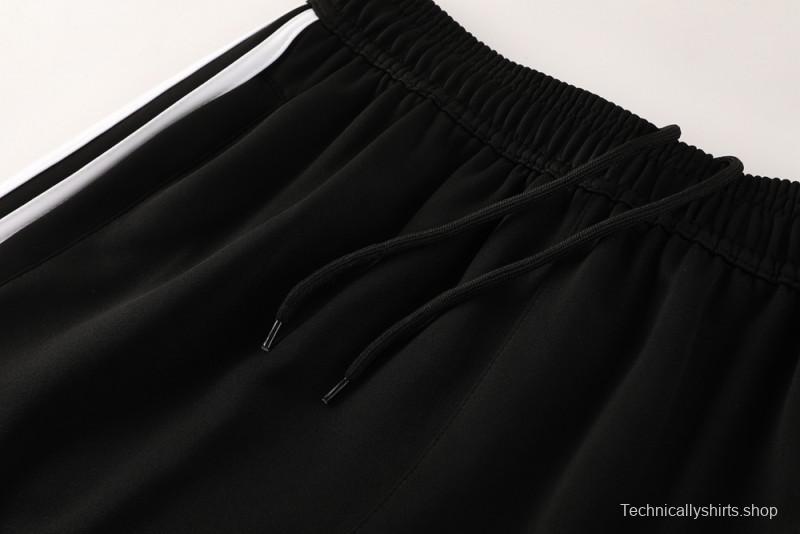 2025 Adidas Black/Grey Full Zipper Jacket +Long Pants