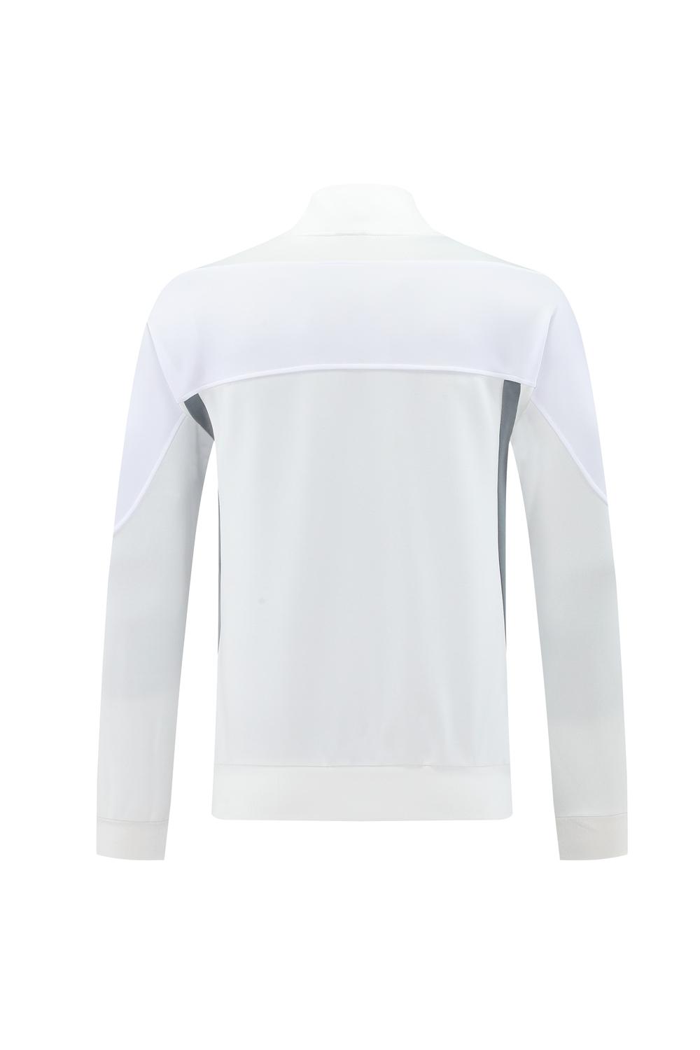 2025 NIKE WHITE/Grey Full Zipper Jacket +Long Pants