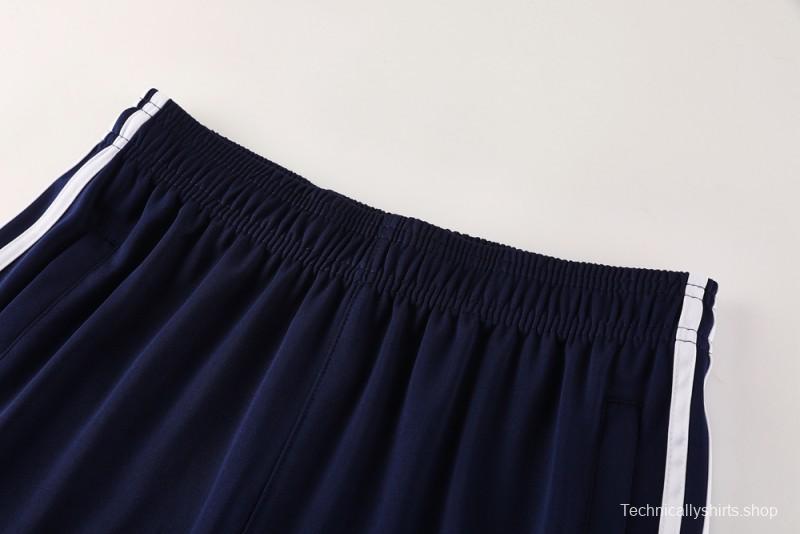 2025 Adidas Originals Long Sleeve T-Shirt Collection - Navy/White/Black with 3-Stripes