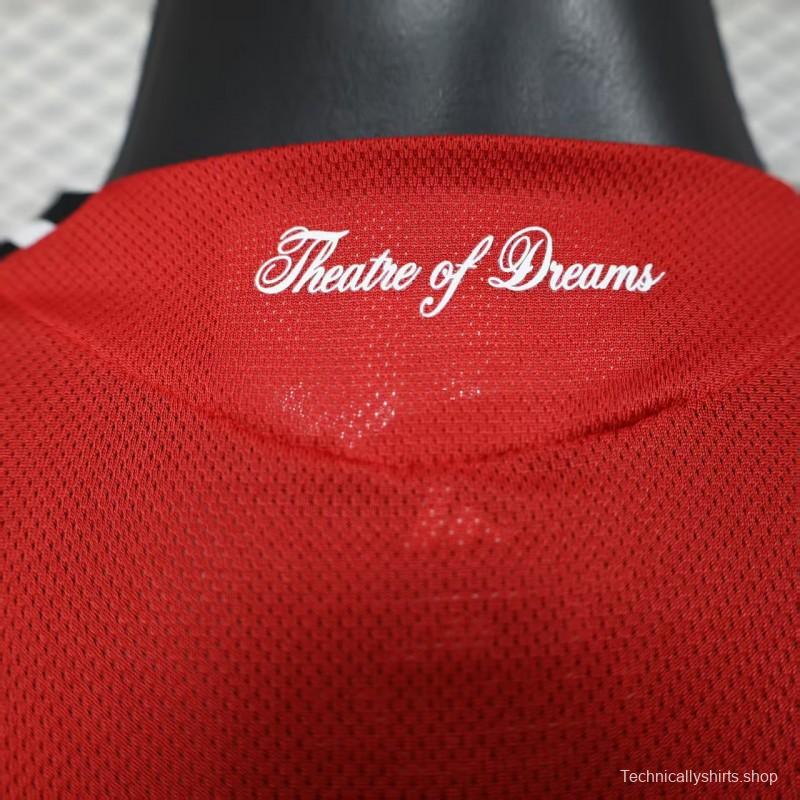 Player Version 25/26 Manchester United Long Sleeve Home Jersey