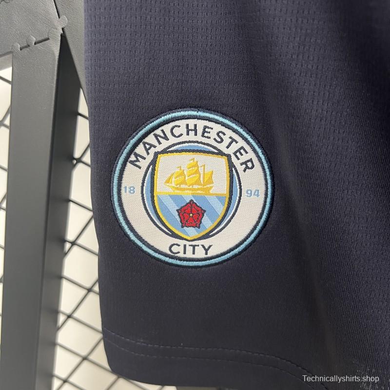 25/26 Manchester City Black Shorts