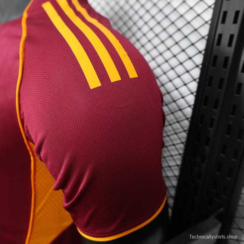 Player Version 25/26 Roma Home Jersey
