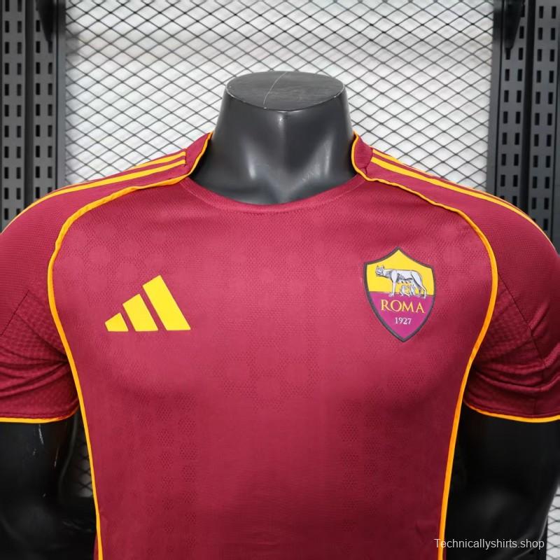 Player Version 25/26 Roma Home Jersey