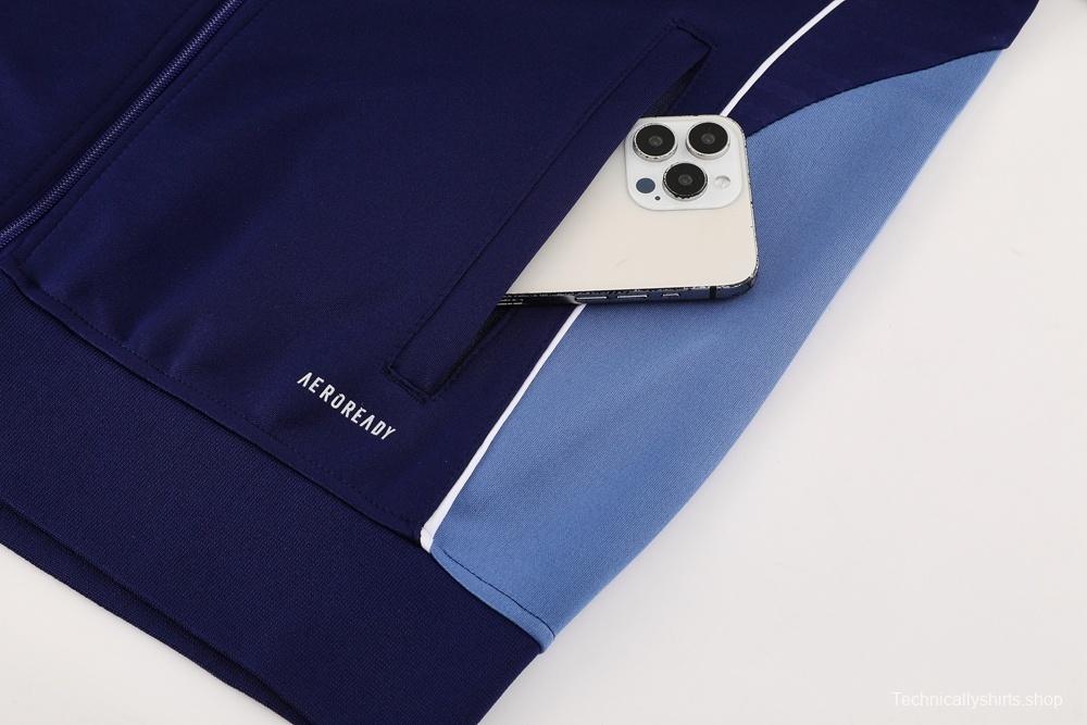 2025 Adidas Navy Full Zipper Jacket + Long Pants