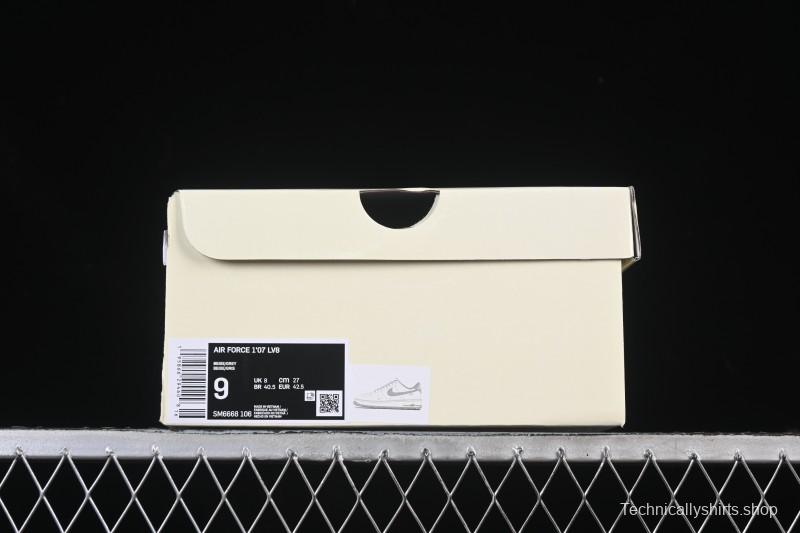 Nike Air Force 1'07 Low Classic Gray Casual Sneakers - SM6668-106