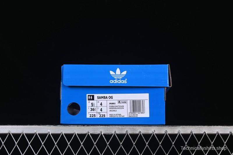 Adidas Samba OG Classic Casual Sneakers - JR0892