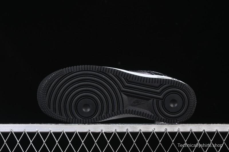 Nike Air Force 1 '07 Low Gucci Collaboration Litchi Grain Print Casual Sneakers - AH8462-002