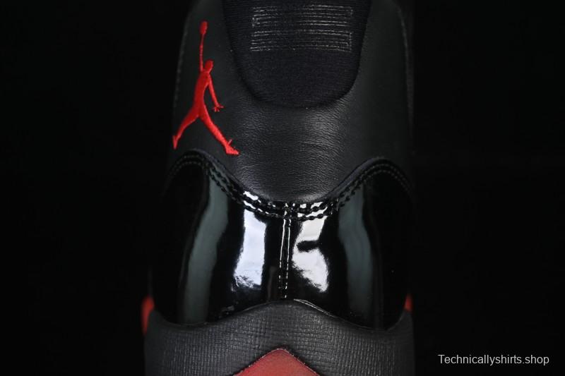 Nike Air Jordan 11 Retro Black Red Basketball Shoes - 378037-326