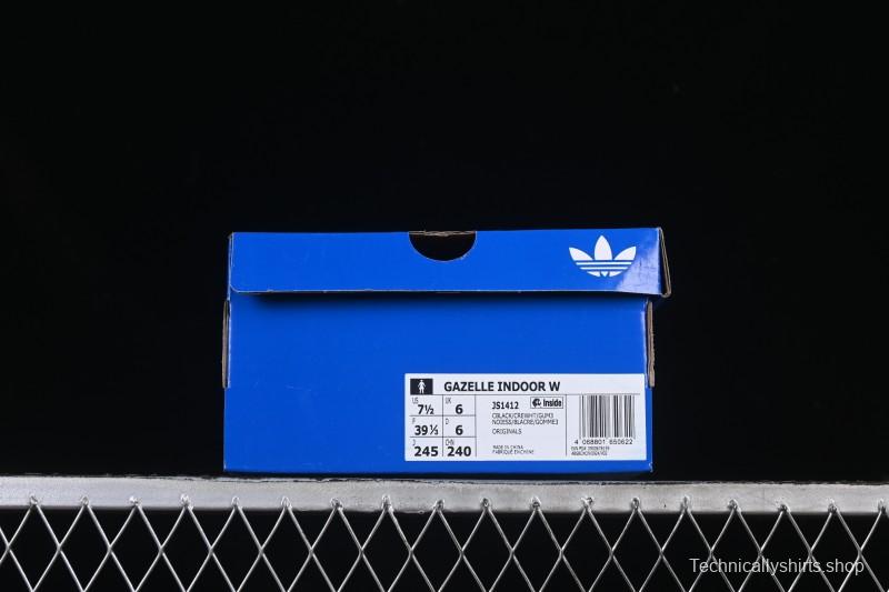 Adidas Originals Gazelle Indoor Retro Casual Slip-Resistant Wear-Resistant Low-Top Skate Shoes - JS1412