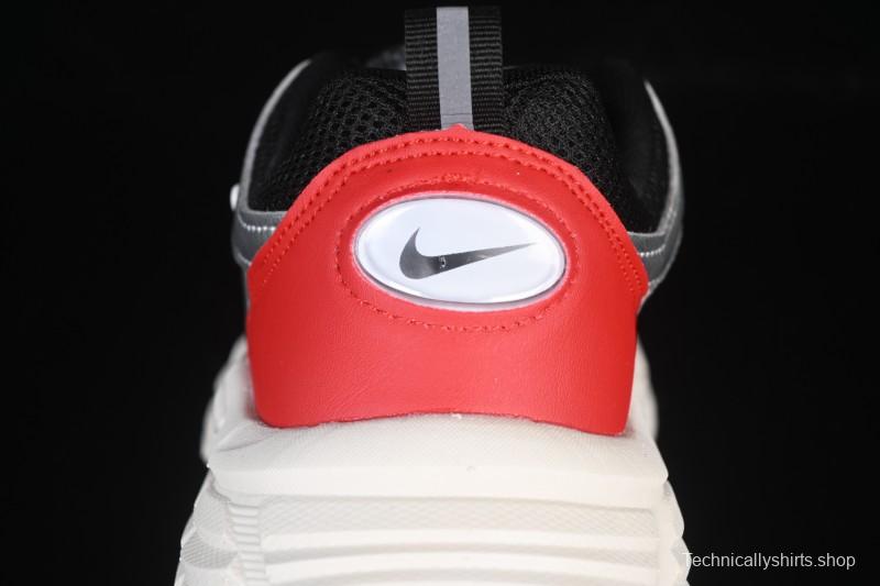 Nike P-6000 Retro Casual Sports Kids Shoes - Silver Red Black Swoosh