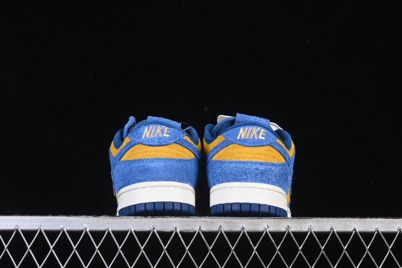 Nike Dunk Low Panda Blue Orange Low-Top Casual Skate Shoes - IH7648-700