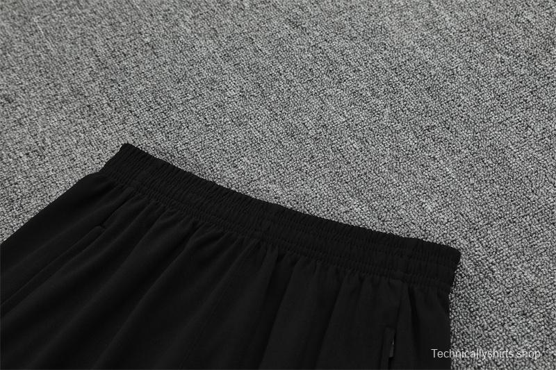 Player Version 25/26 Liverpool Green AD on Both Sleeves Half Zipper Jacket+Long Pants