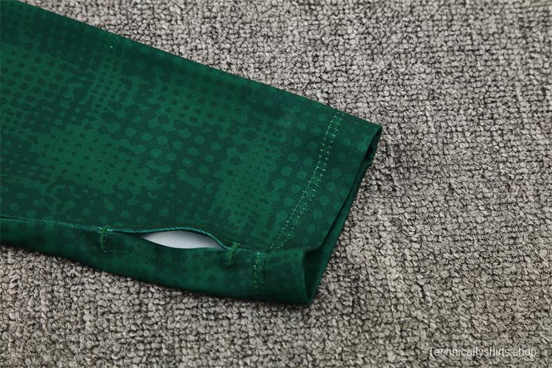 25/26 AC Milan Green Camouflage Half Zipper Jacket+Long Pants