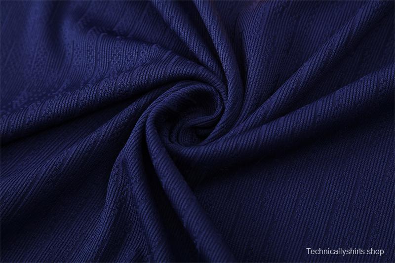 Player Version 25/26 Barcelona Royal Blue T90 Half Zipper Jacket+Long Pants