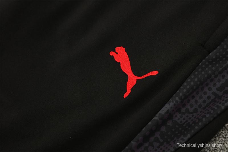 25/26 AC Milan Green Camouflage Half Zipper Jacket+Long Pants