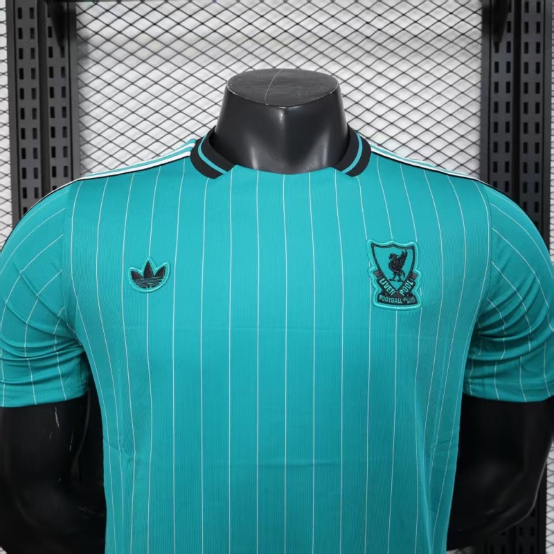 Player Version 25/26 Liverpool  Adidas Original Blue Jersey