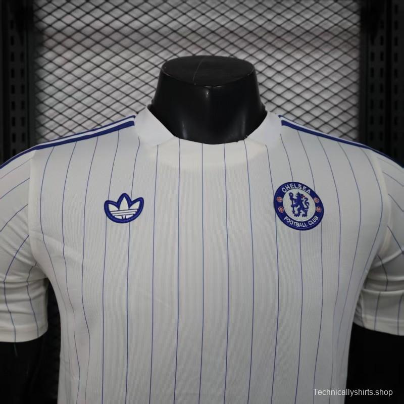 Player Version 25/26 Chelsea White Adidas Original Casual Jersey