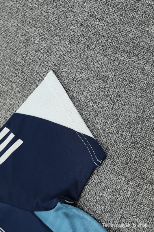 25/26 Real Madrid Navy Short Sleeve Jersey+Shorts