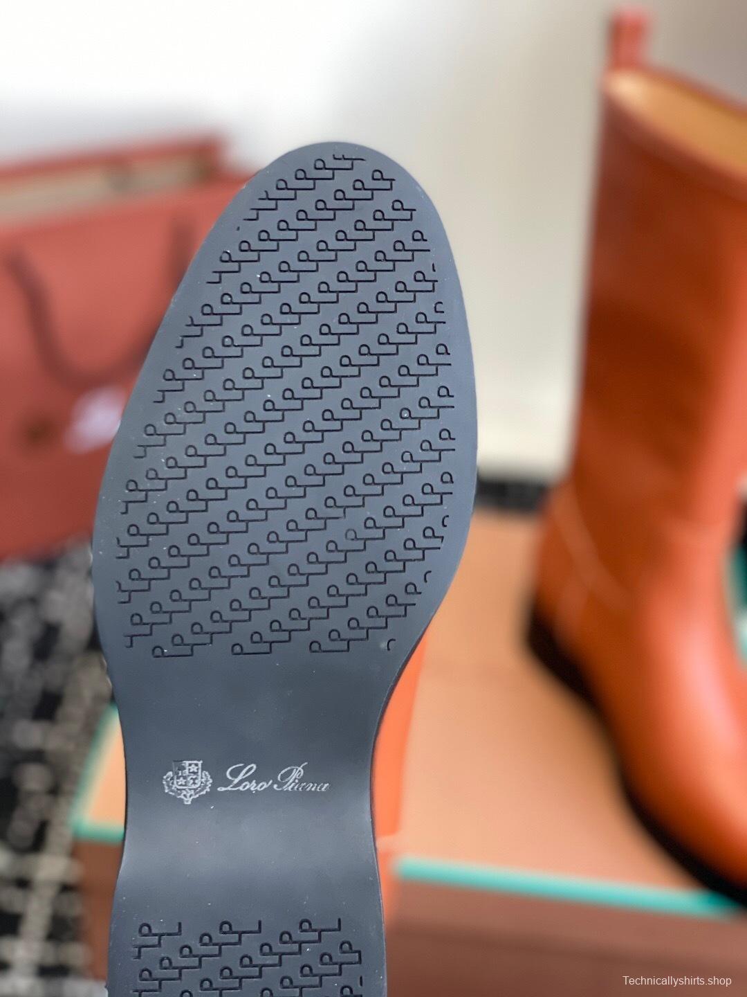 Brunello Cucinelli Classic Spring BC Calfskin High Top Thick Sole Riding Boots Long Boots - KFY00450