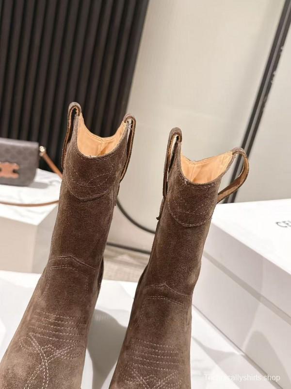 CELINE 2025 SS Fashion Boots with Arch of Triumph Logo - LY00440