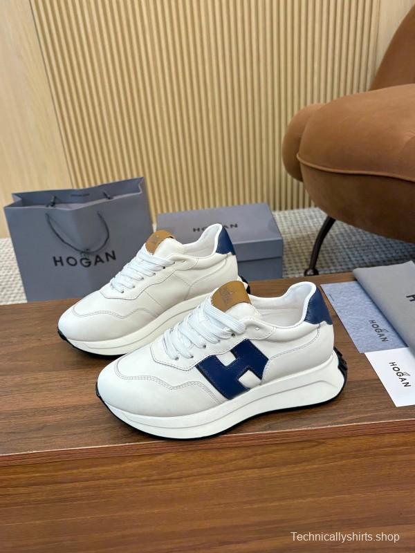 Hogan H-STRIPES Series Couple Thick Sole Dad Shoes Airship Shoes Casual Sports Shoes - AS00350