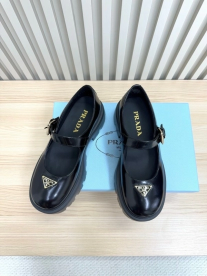 Prada 2025 SS Platform Mary Jane Shoes - LY00300