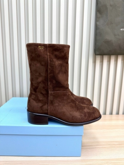 Prada 2025/SS Mid Boots - LY0370