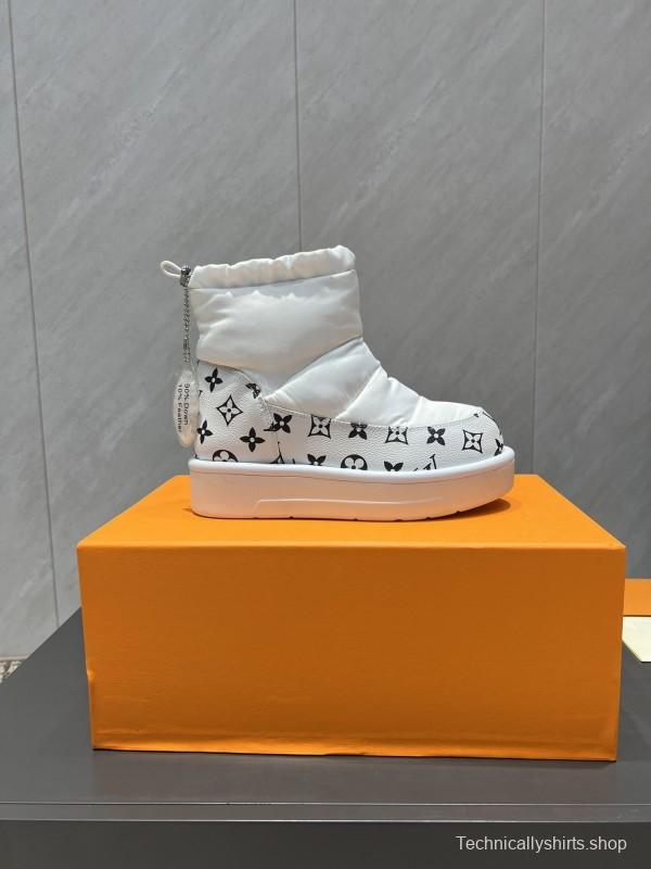 Louis Vuitton Fall/Winter 2025 Snow Boots Round Toe Thick Sole - KFY00310