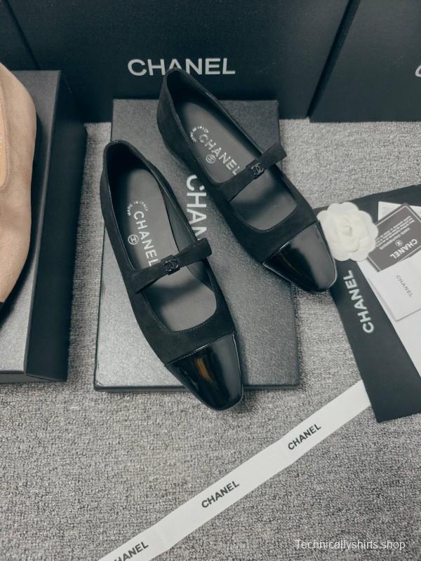 Chanel Classic Slingback Bow Flats - LY00290