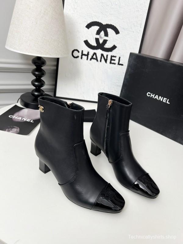 Chanel 2025 SS Double C Heel Fashion Boots - LY00370/LY00400