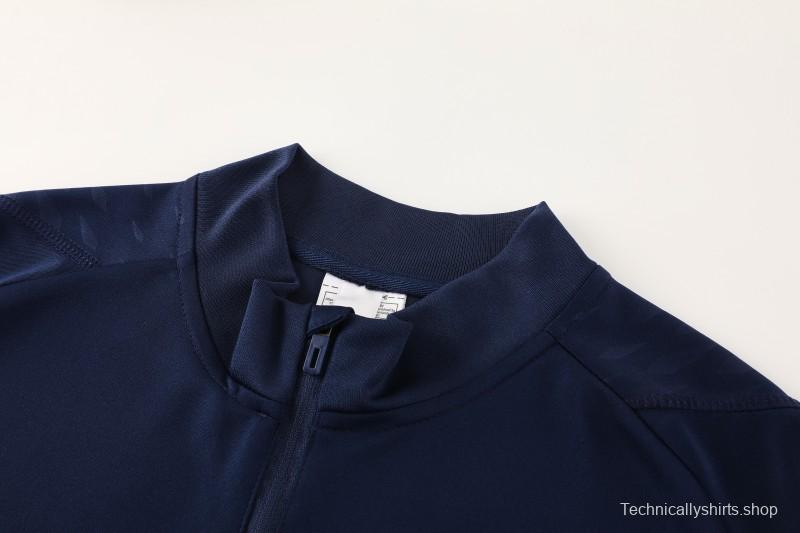 25/26 Ajax Navy Half Zipper Jacket+Long Pants