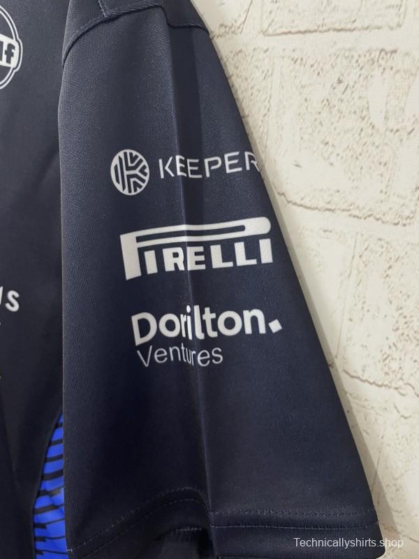 2025 F1 Williams Racing Navy Blue with Blue Diagonal Stripe Team Shirt